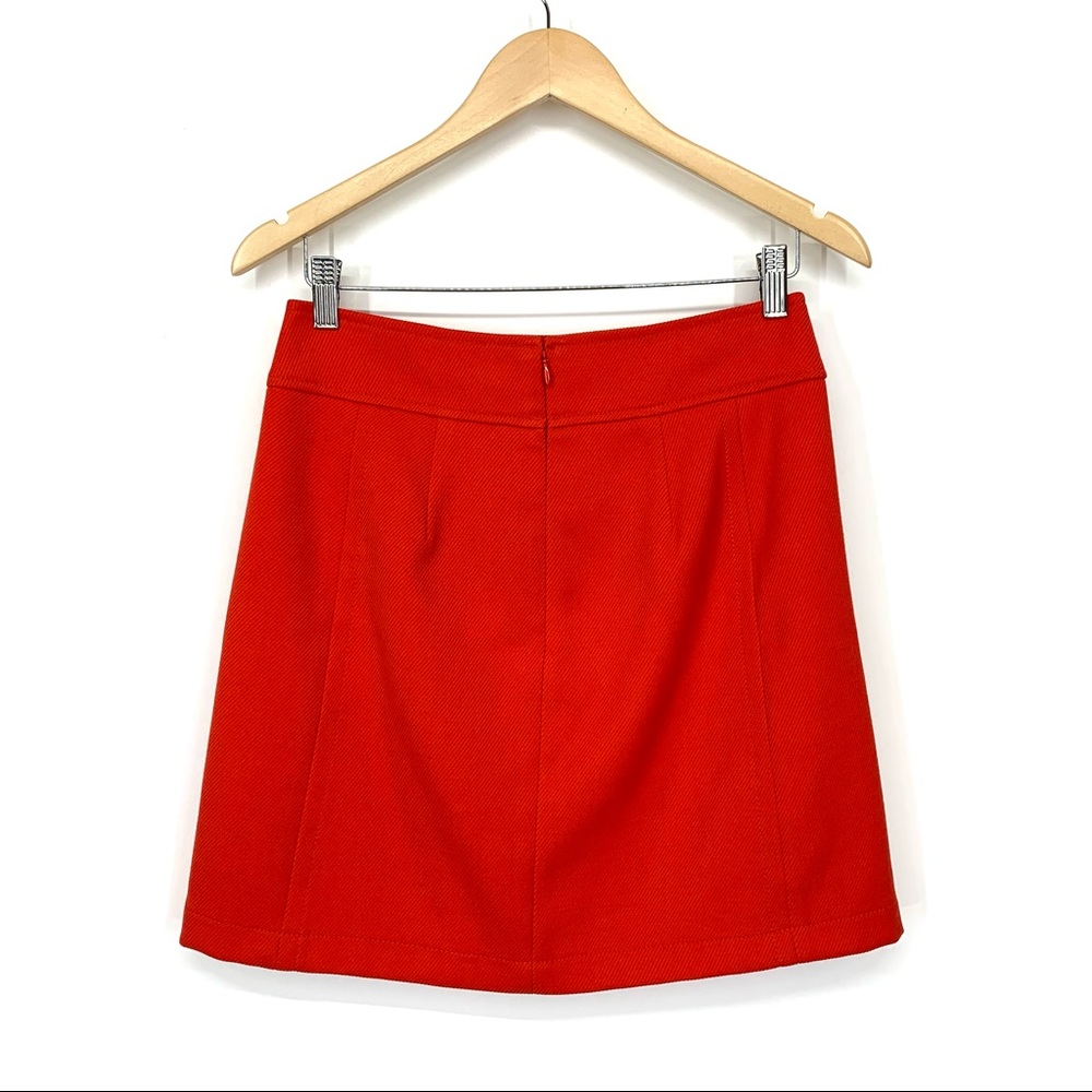 Loft Ann Taylor Solid Orange Slit Front Cross Wea… - image 2